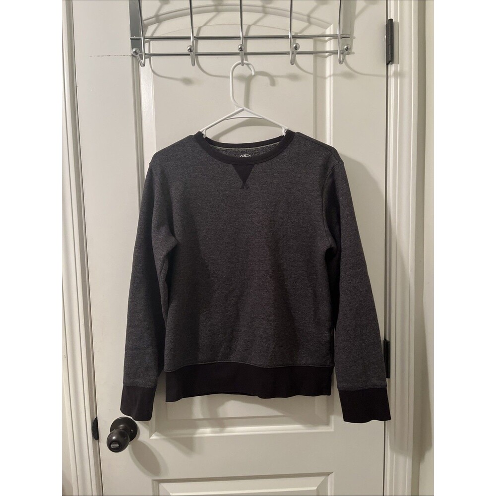 Athletic Works Boys Sweatshirt Heather Black Size XL (14-16)